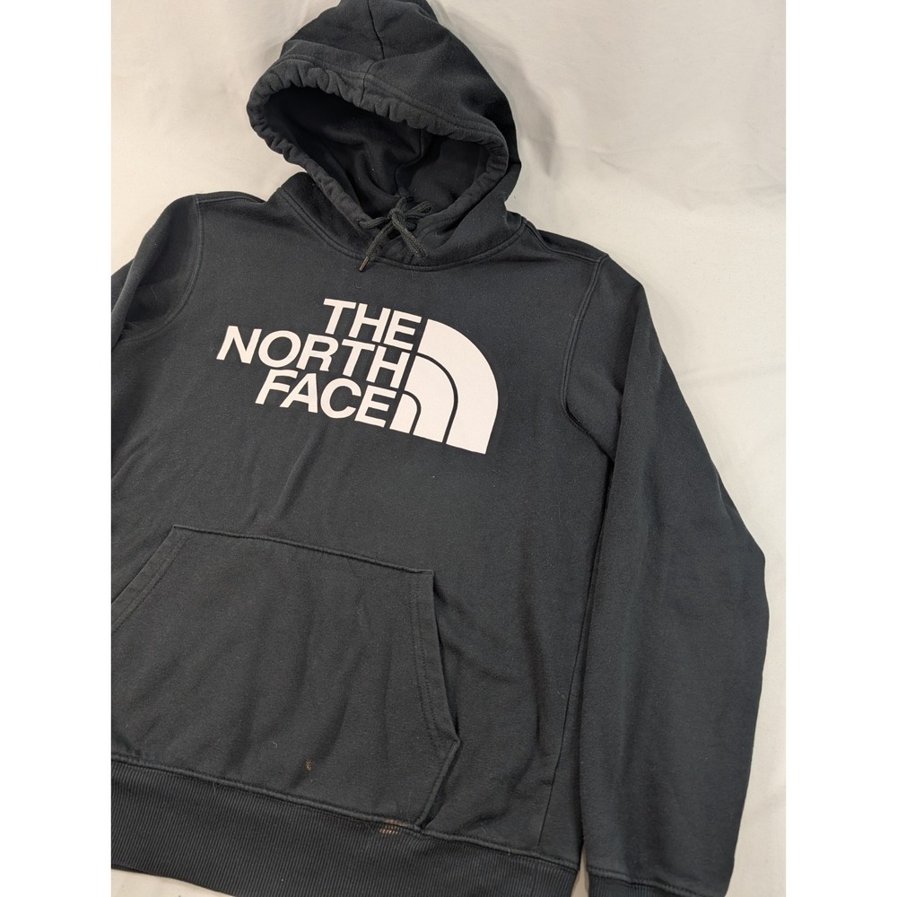 The North Face Men's Logo Black Hoodie Pullover Size Small *Read